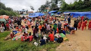 The Weekly Market in the Villages of Eastern Nepal | Village Life in Nepal | video - 110 | 4k