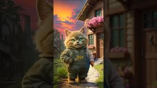 Kitten Stands Like a Pro!  Cutest Moment Ever!