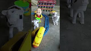 gadi wala cartoon #shortvideo tractor video #cartoon video #tractor #jcb #truck #cow video #ytshots