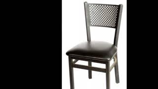 metal restaurant chairs