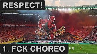 DFB Pokal Final - Choreo by Fans of 1. FC Kaiserslautern - game vs. Bayer 04 [DFB Pokal 2024]