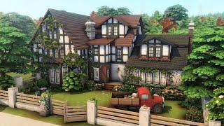 Large Family's Tudor Mansion | SIMS 4 Stop Motion Build | No CC