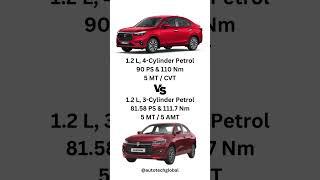 Honda Amaze vs Maruti Suzuki Dzire #honda #hondaamaze #amaze #ivtec #marutisuzuki #dzire #india