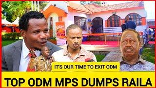 It's our time to exit‼️Big blow to RAILA as top ODM MPs finally dumps his party today~Kimeumana ODM