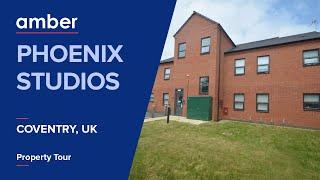 Property Tour | Phoenix Studios, Coventry | Student Accommodation in UK | amber