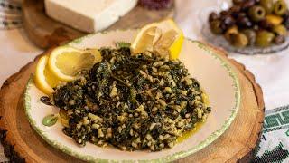 Spanakorizo: Greek Spinach & Rice