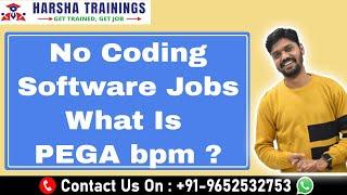 PEGA DEMO Class 02  | What is PEGA BPM ?  | No Coding Software Jobs