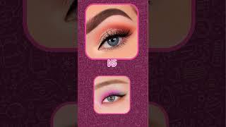 MQ Drawings and Fun: Glitter Eyeshades VS Simple Eyeshades