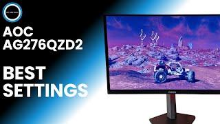 AOC AGON PRO AG276QZD2 Best Settings