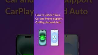 How to Check If Your Car and Phone Support CarPlay/Android Auto #carplay #androidauto #iphone