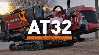 The Ditch Witch® AT32: Big on rock performance. Small on footprint.