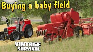 I BOUGHT A BABY FIELD! - Vintage Survival Farming Simulator 22 | Episode 20