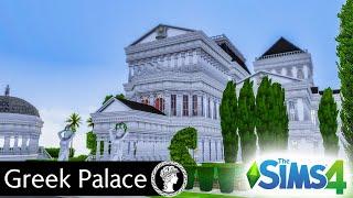 Greek Palace [ No CC ] | Sims 4  | Speed build | brown boy builds