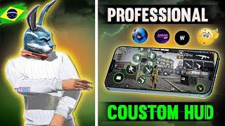 PROFESSIONAL 3 FINGER    FREE STYLE CUSTOM HUD FREE FIRE FASTEST 3 FINGER HUD |||| HUD TIPS 