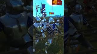 Scottish noble pikemen vs england cavalry #totalwarmedieval2 #gaming #historicaltotalwars