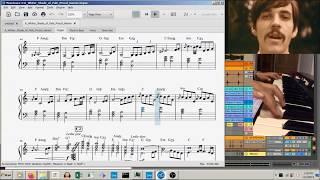 A Whiter Shade of Pale   - Procol Harum Cover Score Sheetmusic Backtrack