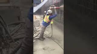 لماذا تتصلب #الخرسانة المقذوفة ( shotcrete ) بسرعة؟#مجلة_المهندس