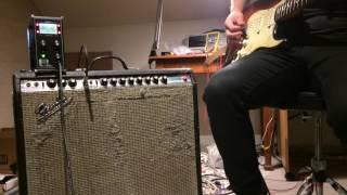 Schaffer Replica Tower on Fender Super Reverb with Stratocaster