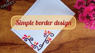 SIMPLE BORDER DESIGN FOR PROJECT/ ASSIGNMENT FRONT PAGE DESIGN/ PORTFOLIO DESIGN/ COVER PAGE DESIGN