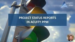 How to Create Effective Status Reports in Acuity PPM (2020)