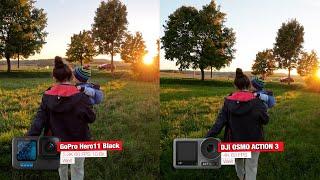 GoPro Hero11 Black vs DJI Osmo Action 3 - Der Ultimative Footage-Vergleich + Überhitzung Test