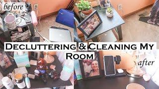 Declutter & Clean My Room With Me | BEFORE & AFTER | Minimizing & Getting Rid of Things I Don't Need