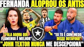 FOGÃO mete MEDO nos RIVAIS! FERNANDA MAIA DEU NA CANELA DO VENÊ "FALA AGORA QUE FLAMENGO É MELHOR" !