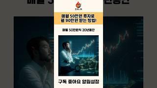 미국 배당주, 매월 50만 원씩 20년 투자하면 생기는 일