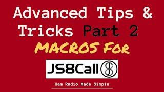 JS8 Macros & Frequency Switching