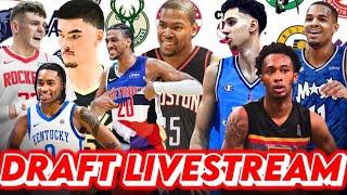  2024 NBA DRAFT DAY LIVESTREAM I 2024 NBA Draft Night Trades and Analysis ahead of the NBA Draft