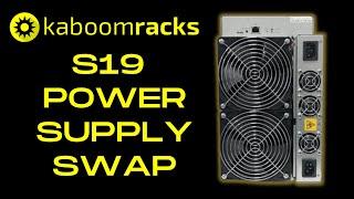 How to Swap Modified Power Supply for the S19 and Install Vnish Firmware