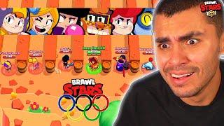 QUAL BRAWLER ÉPICO É O MAIS RAPIDO?? OLIMPIADAS BRAWL STARS!!