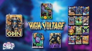 MARVEL SNAP HIGH VOLTAGE  ODIN DECK 