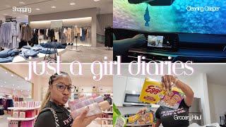 JUST A GIRL DIARIES 🫧 | SHOPPING | GROCERY HAUL | MY CAR IS SO DIRTY 