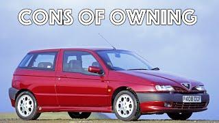 What are the cons of owning a Alfa Romeo 145 - 146 (1994 - 2001)?