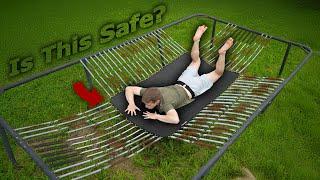 Building the WORLD'S SKETCHIEST Trampoline