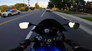 Taking my GSXR 600 to the gym | Pure Sound *raw audio*