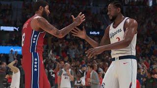 NBA LOS ANGELES CLIPPERS  vs PHILADELPHIA 76ERS NBA 2K25 GAMEPLAY PS5