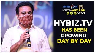 Hybiz Tv has been Growing Day by Day - Minister KTR | Hybiz Media Awards 2021