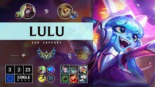 Lulu Support vs Bard - EUW Challenger Patch 14.15