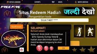 Indonesia Server Again New Redeem Code  || Garena Free Fire