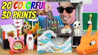 Top 20 Cool and Colorful 3D Prints