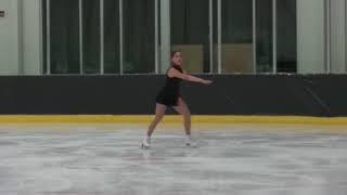 Larissa Kelly - Novice Women Short Program  - 2018 Secionals AB-NWT-NUN