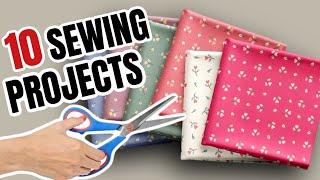 10 SEWING PROJECTS | 10 FABRIC ORGANIZER IDEAS | 10 Sewing Projects To Make So Easy