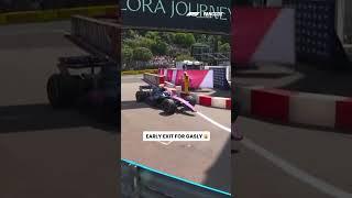 Gasly’s race ends early | Monaco GP | Formula 1