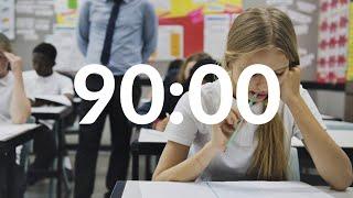 School Exams Ambience 90 min Ambient Exam Hall Sounds Timer (1 hour 30 min.)