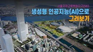 서울국제교류복합지구(SID) 생성형 인공지능(AI)으로 그려보기