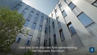 Reynaers Aluminium levert MasterLine 8 ramen met Hidden Vent vleugels bij Kunstencampus Herentals