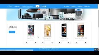 Online Shopping eCommerce Project - E-Cart