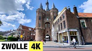 ZWOLLE, NETHERLANDS  [4K] City Centre Walking Tour